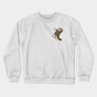 Pocket Cat Tabby Crewneck Sweatshirt